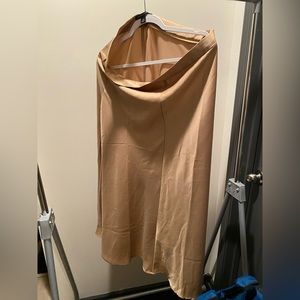 BANANA REPUBLIC SATIN SLIP SKIRT *CHAMPAGNE TOAST 14 TALL